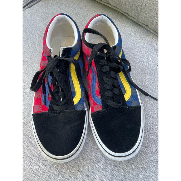 Vans Old Skool OTW Rally Red & Blue
Checkerboard W7 M5.5 - Picture 2 of 8